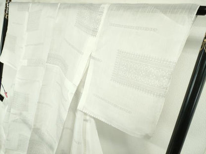 平和屋本店■最高級　夏物　重要無形文化財　越後上布　逸品　未使用　DZAA3701kh5