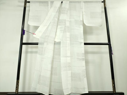 平和屋本店■最高級　夏物　重要無形文化財　越後上布　逸品　未使用　DZAA3701kh5