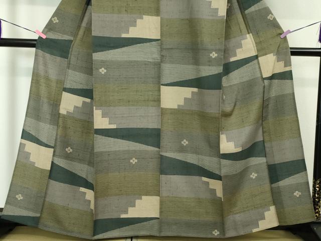 平和屋本店▽極上 Maru Factory 丸山正 紬 単衣 逸品 DZAA3705kh5