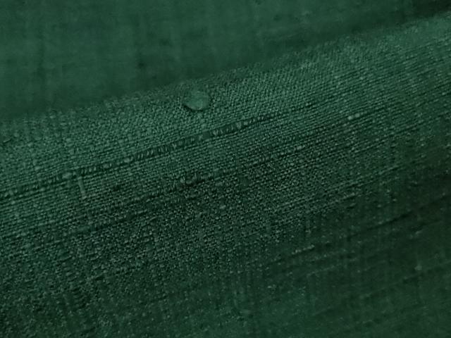 平和屋本店●極上 浦野理一 経節紬 胴抜き仕立て 鉄色 逸品 DZAA3706kh5