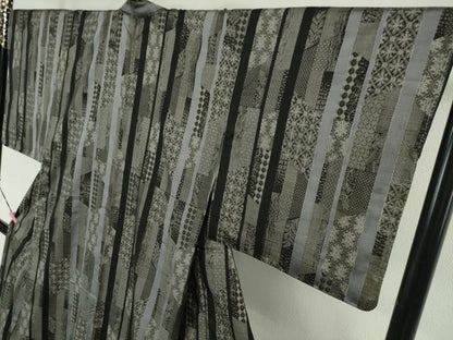 平和屋本店●極上 本場大島紬 12マルキ 十八算 古代染色純泥染 名物裂 永長織物謹製 証紙付き 逸品 DZAA3708kh5