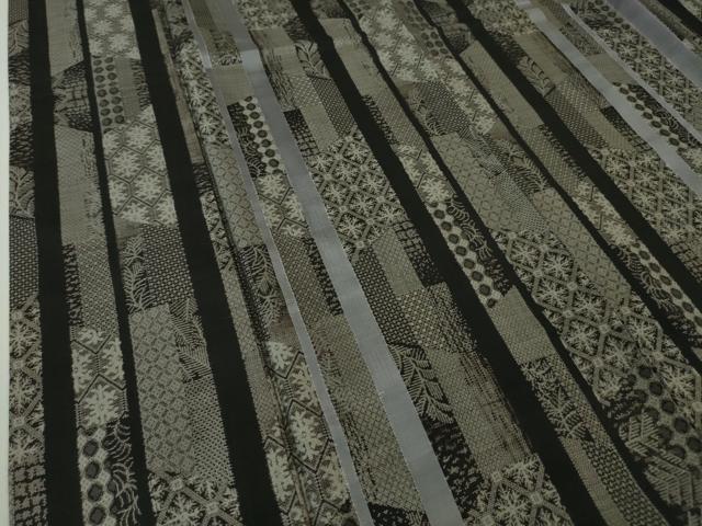 平和屋本店●極上 本場大島紬 12マルキ 十八算 古代染色純泥染 名物裂 永長織物謹製 証紙付き 逸品 DZAA3708kh5