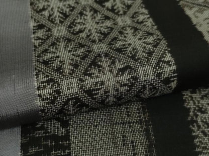 平和屋本店●極上 本場大島紬 12マルキ 十八算 古代染色純泥染 名物裂 永長織物謹製 証紙付き 逸品 DZAA3708kh5