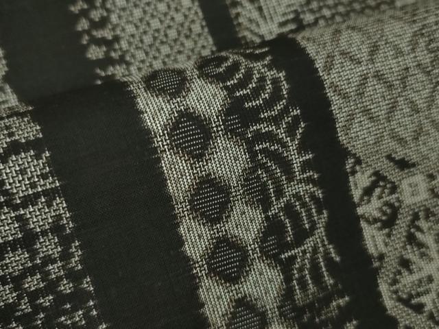 平和屋本店●極上 本場大島紬 12マルキ 十八算 古代染色純泥染 名物裂 永長織物謹製 証紙付き 逸品 DZAA3708kh5