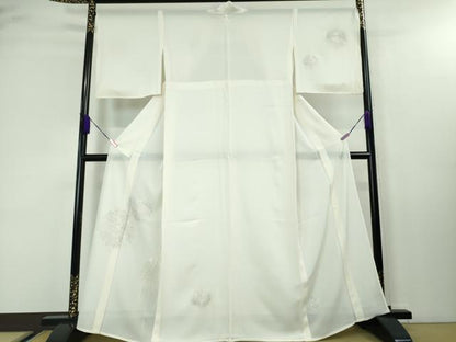 平和屋本店■極上　夏物　訪問着　絽　総刺繍　花火　象牙色地　逸品　DZAA3724kh5