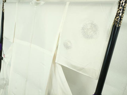 平和屋本店■極上　夏物　訪問着　絽　総刺繍　花火　象牙色地　逸品　DZAA3724kh5