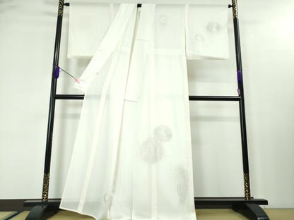 平和屋本店■極上　夏物　訪問着　絽　総刺繍　花火　象牙色地　逸品　DZAA3724kh5