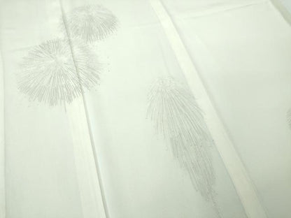 平和屋本店■極上　夏物　訪問着　絽　総刺繍　花火　象牙色地　逸品　DZAA3724kh5