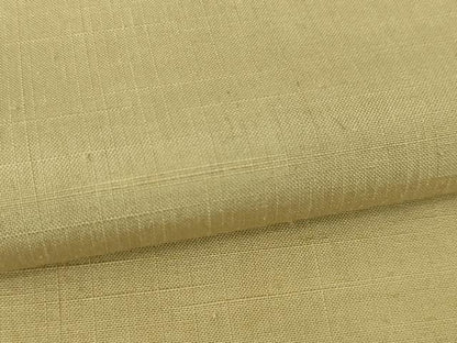 平和屋本店■極上　結城紬　色無地　丁子色　さが美扱い　証紙付き　逸品　未使用　DZAA3742kh5