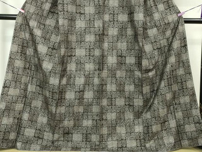 平和屋本店●極上　本場大島紬　十八算　12マルキ　古代染色純泥染　寿文　永長織物謹製　証紙付き　逸品　未使用　DZAA3749kh5