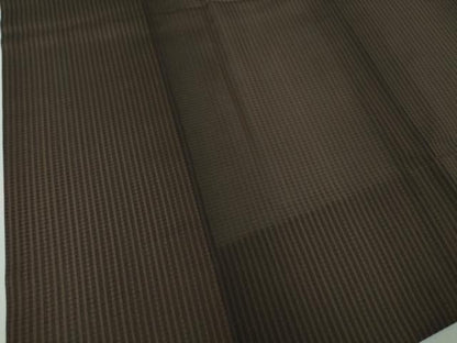 平和屋本店■極上　道行コート　スリーシーズン　春夏秋　塵除け　ロング丈　縞　暈し染め　染の近江謹製　逸品　未使用　DZAA3765kh5