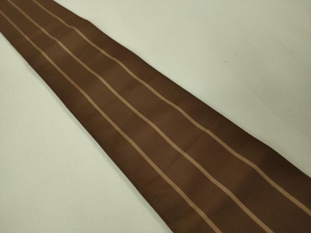 平和屋本店■希少　男性　西陣　川島織物　両面　角帯　菱繋ぎ　逸品　未使用　DZAA3774kh5