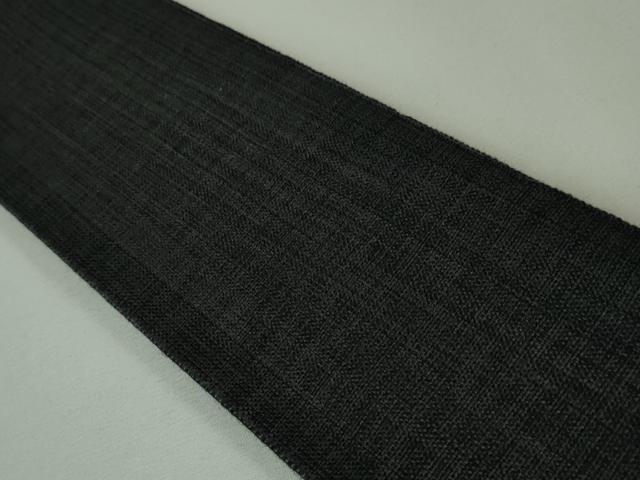 平和屋本店■極上　男性　両面　角帯　デニム地　縞　蝉色地　綿　逸品　DZAA3776kh5