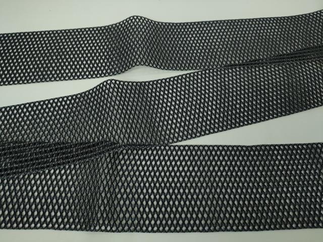 平和屋本店■極上　夏物　男性　角帯　羅　藍鉄色地　逸品　未使用　DZAA3778kh5