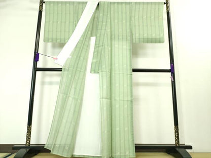 平和屋本店■極上　夏物　本場琉球絣　夏琉球　手括り　手織　丸正織物謹製　野原ヨシ子作　証紙付き　逸品　DZAA3849kh5