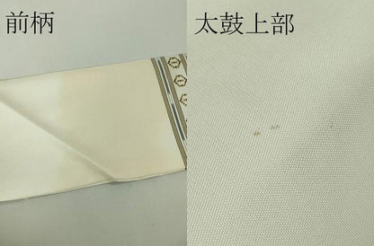 平和屋本店■希少　人間国宝　宮平初子　琉球古代織　首里花織　九寸名古屋帯　トゥイグヮー　逸品　DZAA3979kh5
