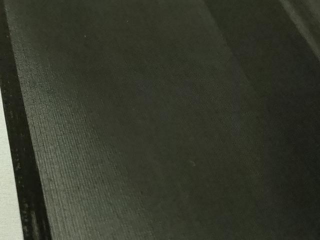 平和屋本店■希少　夏物　本場黄八丈　夏黄八　紗紬　伝統工芸士　西條吉広　黒地　証紙付き　逸品　未使用　DZAA4031kh5