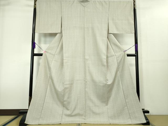 平和屋本店■極上　お召　縞　逸品　未使用　DZAA4033kh5