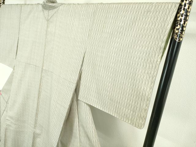 平和屋本店■極上　お召　縞　逸品　未使用　DZAA4033kh5