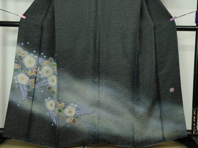 平和屋本店■最高級　二代目　久保田一竹　幻の辻が花　訪問着　暈し染め　金通し地　逸品　DZAA4034kh5