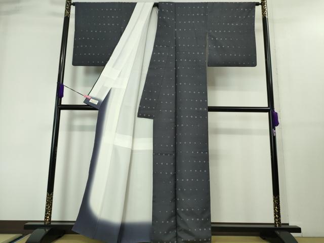 平和屋本店■極上　石川県指定無形文化財　牛首紬　白山工房　手織り　丸文　金彩　やまと金ラベル　逸品　DZAA4049kh5
