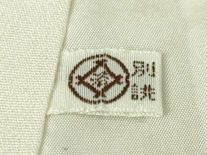 平和屋本店■極上　創業460年・千總　訪問着　本場結城紬地　刺繍　草花文　松坂屋扱い　逸品　未使用　DZAA4125kh5