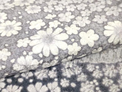 平和屋着物●極上　訪問着　おぼろ染め　襲絞り　群鳥花文　銀通し地　逸品　DZAA4135kh6