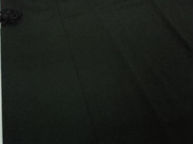 平和屋本店■極上　世界的人形師　辻村寿三郎　ジュサブロー　道中着　ロング丈　兎　うさぎ　黒地　逸品　未使用　DZAA4152kh5