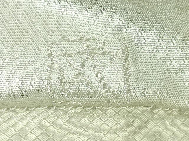 平和屋本店●極上　人間国宝　北村武資　煌彩錦　太鼓柄袋帯　若松葉　金銀糸　逸品　DZAA4198kh6