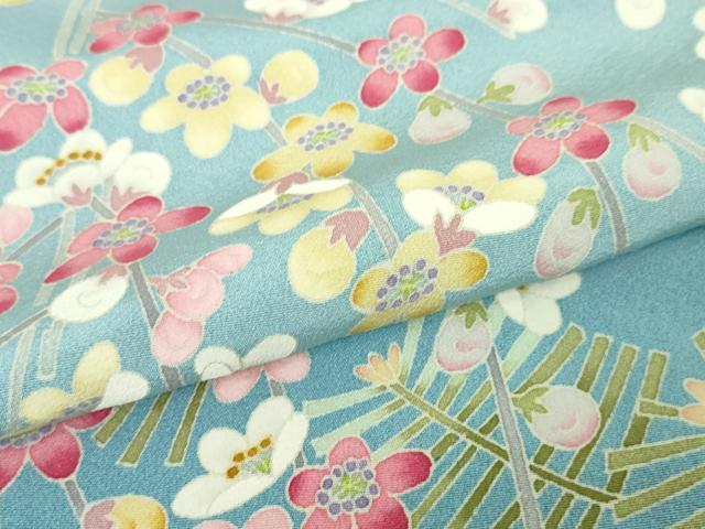 平和屋本店●極上　本加賀友禅作家　寺井英世　訪問着　枝垂れ花松文　暈し染め　逸品　DZAA4215kh5