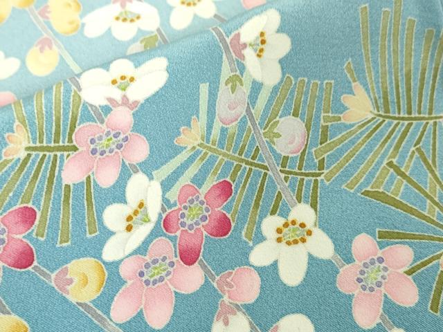 平和屋本店●極上　本加賀友禅作家　寺井英世　訪問着　枝垂れ花松文　暈し染め　逸品　DZAA4215kh5