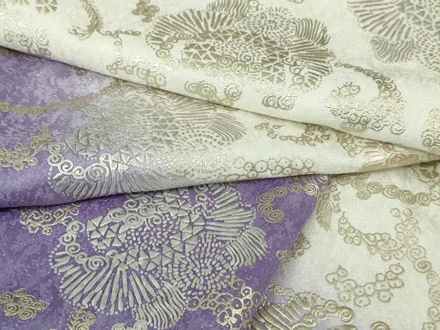 平和屋本店■極上　訪問着　花唐草文　暈し染め　金銀彩　逸品　DZAA4220kh5