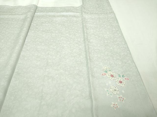 平和屋本店■極上　越後十日町の一流染匠 桐屋・翠山工房 徳永憲峰 訪問着 辻が花 暈し染め 金彩　銀通し地　反端付き　逸品　DZAA4232kh5
