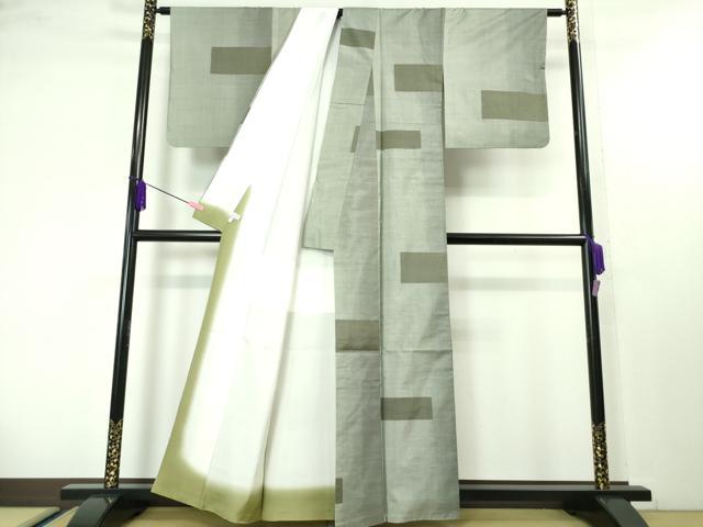 平和屋本店■極上　本場大島紬　白大島紬　桑原織物 二代目　桑原啓之介　9マルキ　総絣　方正　福章創作　証紙付き　逸品　DZAA4250kh5