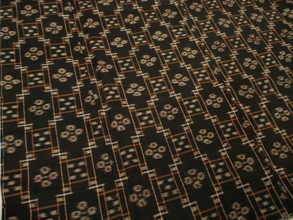 平和屋本店■極上　国指定重要無形文化財　本場久米島紬　吉田カマド作　手織　草木染　泥染　証紙付き　逸品　未使用　DZAA4263kh5