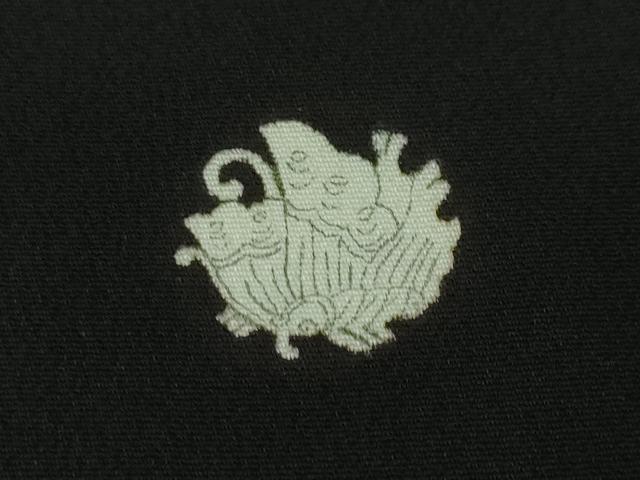 平和屋本店■極上　創業460年・千總　黒留袖　駒刺繍　地紙重ね　宝尽くし　金彩　阪急百貨店扱い　逸品　DZAA4280kh5