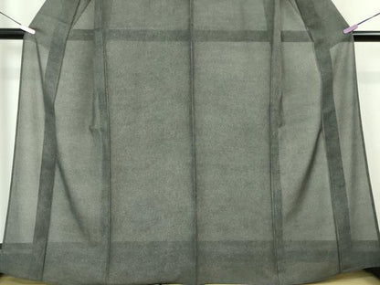 平和屋本店■極上　夏物　染士　清水峯州　江戸小紋　絽　鮫小紋柄　黒地　逸品　未使用　DZAA4321kh5