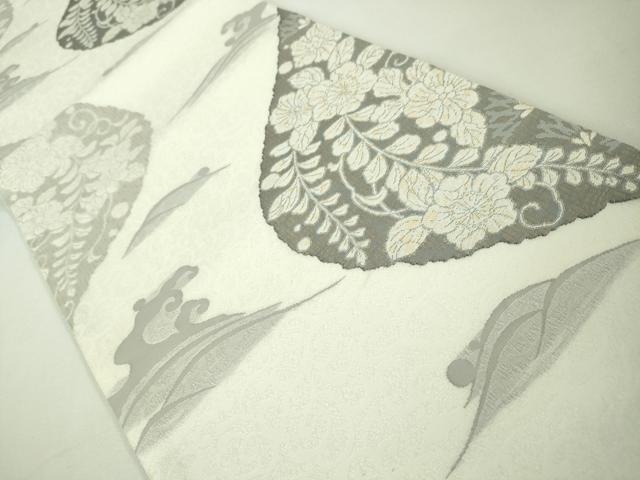 平和屋本店▽極上 世界的友禅作家 千地泰弘 六通柄袋帯 スリーシーズン帯 辻が花 立波 金糸 逸品 未使用 DZAA4385kh5
