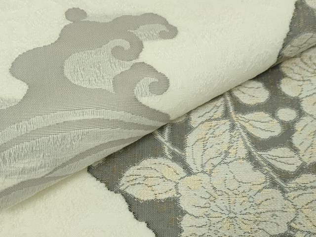 平和屋本店▽極上 世界的友禅作家 千地泰弘 六通柄袋帯 スリーシーズン帯 辻が花 立波 金糸 逸品 未使用 DZAA4385kh5