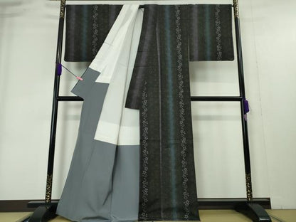 平和屋本店●極上 結城紬 はたおり娘 奥順謹製 80亀甲 手緒里 桜間道 やまと誂製 証紙・保証書付き 逸品 未使用 DZAA4447kh5