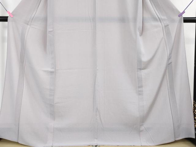 平和屋本店■極上　夏物　色無地　絽縮緬　両面染　薄葡萄色　逸品　未使用　DZAA4449kh5