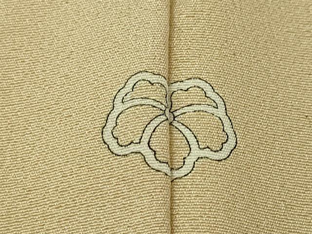 平和屋本店■極上　本加賀友禅作家　押田正義　訪問着　松竹梅花文　暈し染め　薄香色地　逸品　DZAA4459kh5