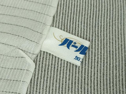 平和屋本店●極上 江戸小紋 万筋 名物裂 雪輪重ね 蝉色×灰青色 逸品 DZAA4460kh5