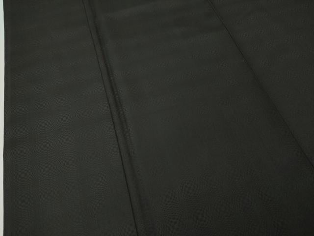 平和屋本店■極上　本場黄八丈　黒八丈　紬　市松綾織　伝統工芸士　西條吉広　沖山恵子　手織　黒紅色地　証紙付き　逸品　DZAA4476kh5