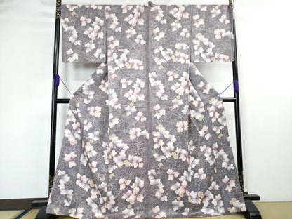 平和屋本店●極上 京都府認定 京の名工 雛屋友禅 小紋 蔦の葉花文 逸品 DZAA4477kh5