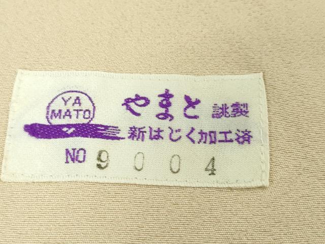 平和屋本店■極上　中国三大刺繍　スワトウ刺繍　汕頭刺繍　総刺繍　訪問着　風景花文　薄卵色地　金糸　やまと誂製　逸品　DZAA4482kh5