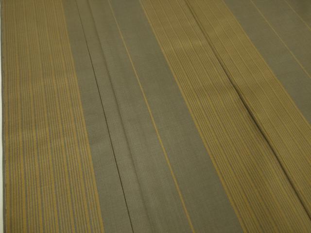 平和屋本店■極上　本場黄八丈　まるまなこ　紬　逸品　未使用　DZAA4509kh5