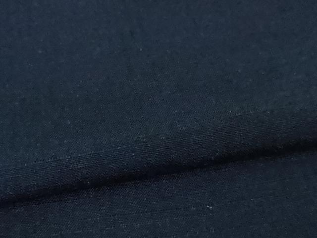 平和屋本店●極上 男性 紬 アンサンブル 色無地 紺青色 羽裏・虎 逸品 未使用 DZAA4535kh5