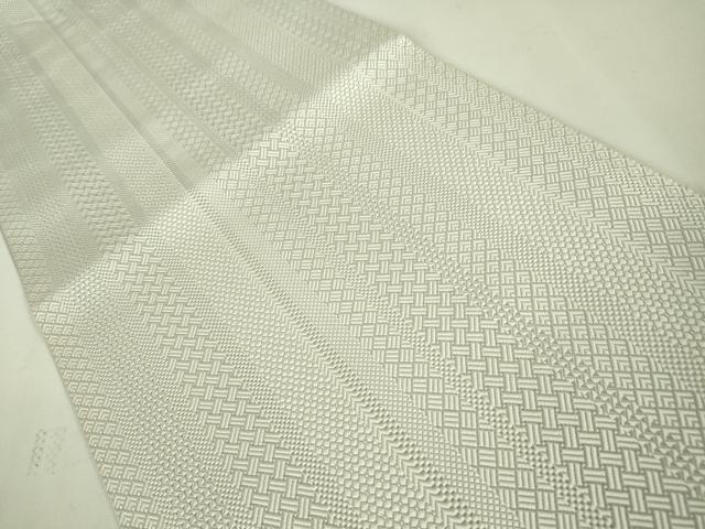 平和屋本店■極上　本場筑前博多織　草木染　手織工房　染匠：小森久　八寸名古屋帯　ジャバラ紋　逸品　DZAA4560kh5