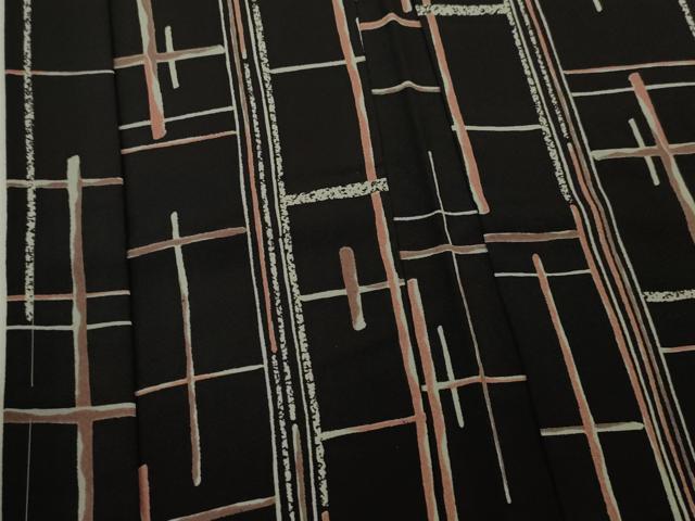 平和屋本店＃極上 長羽織 黒地 逸品 未使用 DZAA4616kh5